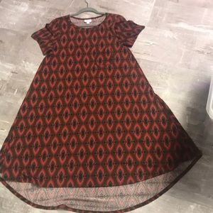 LuLaRoe Print Carly Dress